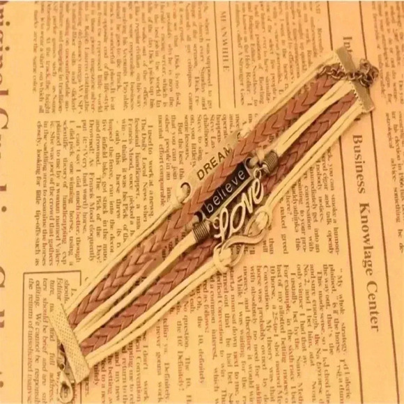 Infinity Love Anchor Believe Dream Bracelet - Picture 4 of 7